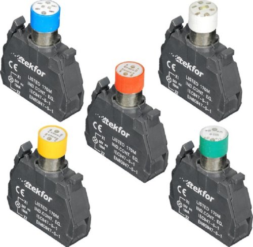 Ламповый блок Tekfor LAY4-EV06L3-220V со встроенным светодиодом зеленый картинка